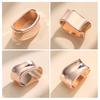 Wavy Scarf Ring Simple Silk Scarf Ring Fashion Scarf Holder Slide Ring
