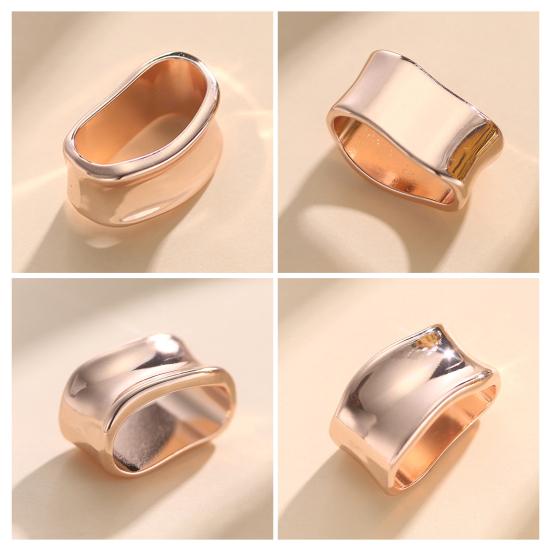 Wavy Scarf Ring Simple Silk Scarf Ring Fashion Scarf Holder Slide Ring