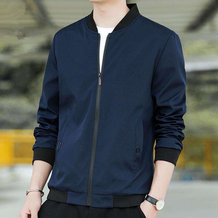 Płaszcze męskie Wiosna i Jesień Kurtki baseballowe Casualowe Płaszcze Plus-size Kurtki Męskie Trendy w modzie