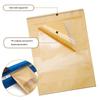 50Pcs Stand Up Pouch Bags Kraft Pouches with Tear Notch and Matte Window Re Able Zip Lock Food Storage Bags