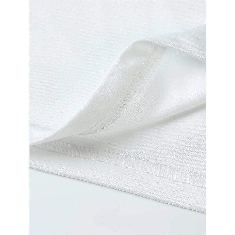 European size Graphic T-Shirt for Women Featuring an Easter Egg Tree - A Casual Pastel Spring Top with Short Sleeves And a Round Neck