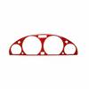 Carbon Fiber Dashboard Trument Decor Frame Red For BMW 3 Series E46 1998-05