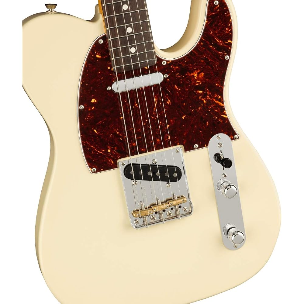 Fender American Professional II Telecaster Electric Guitar Rosewood Fingerboard Olympic White