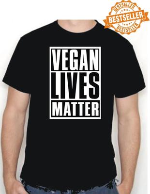 T-shirt VEGAN LIVES MATTER - Tee / NOËL / Droits Civiques / PAIX / Drôle / S-XXL
