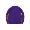Li Ning Sweatshirts Unisex New Lakers Purple Crew Neck Thickened Regular AWDQ654-4