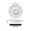 Nordic Ceramic Double-Layer Dumpling Plate with Vinegar Dish