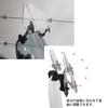 Yosoo. Motorcycle Windshield, 285mm Length, Black, Universal Fit, ABS Plastic.