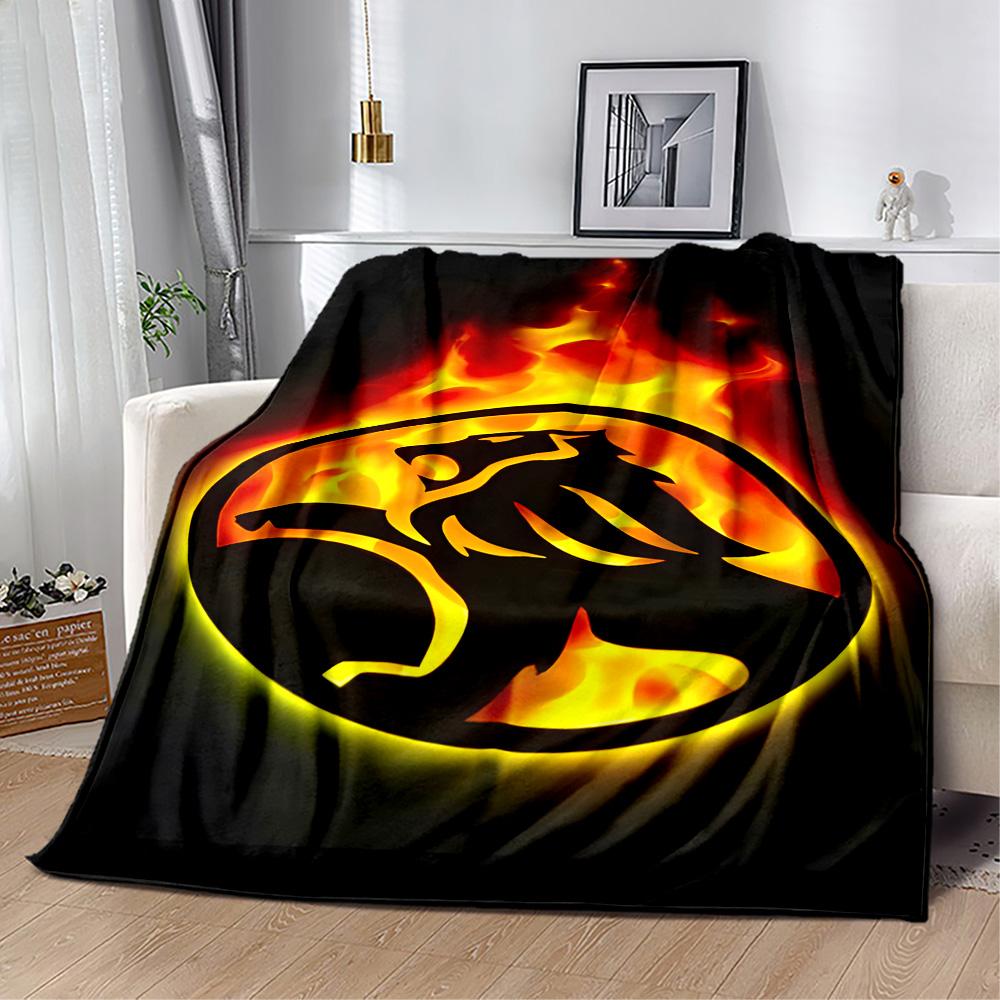 Electric Energy Holden Logo Blanket Durable Comfort Suitable for Livingroom Chair Bedding All-Season Use Stylish Decor