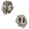 Shar Pei II - Silver-plated Dog Brooch, Elegant Pin, Jacket Lapel Decoration by Brand