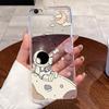 Casing For Vivo V5 Lite Y66 Y67 V5 V5s Transparent Soft Silicone TPU Phone Case Aesthetic Cute Cat Cartoon Astronaut Back Cover