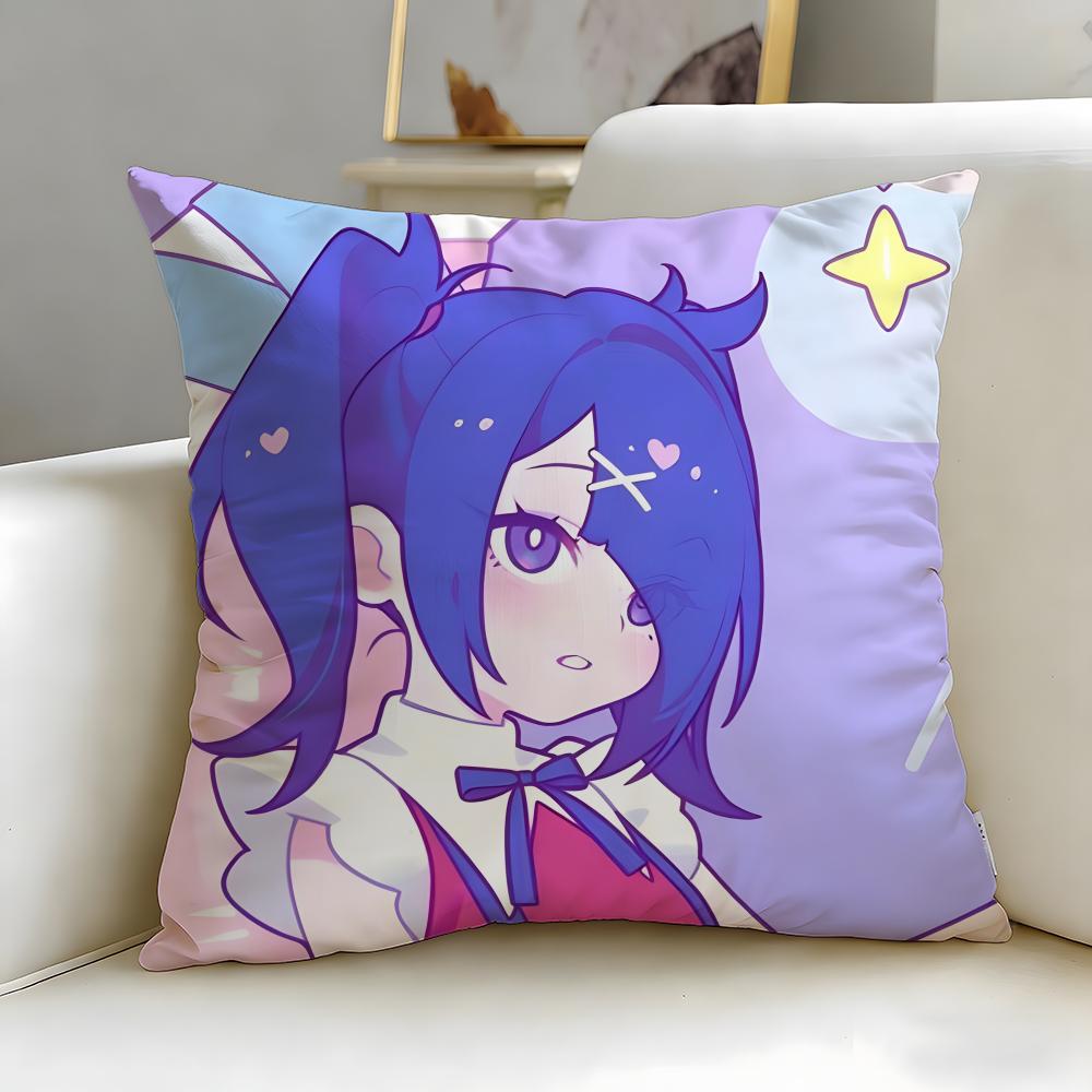 popular game Needy Streamer Overload Cushion Cover Soft EasyWash Pillow Case Versatile for Couch Bed Travel and Office