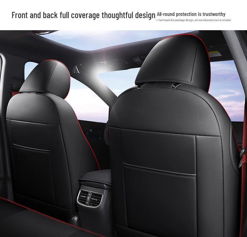 Hyundai Elantra Leather Car Seat Cushion - Perforated, All-Season, 5-Seat Compatible