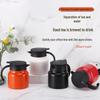 316 Stainless Steel Large Capacity Stewing Teapot with Handle, Insulated Kettle for Home or Office, Ideal Business Gift with Custom Logo