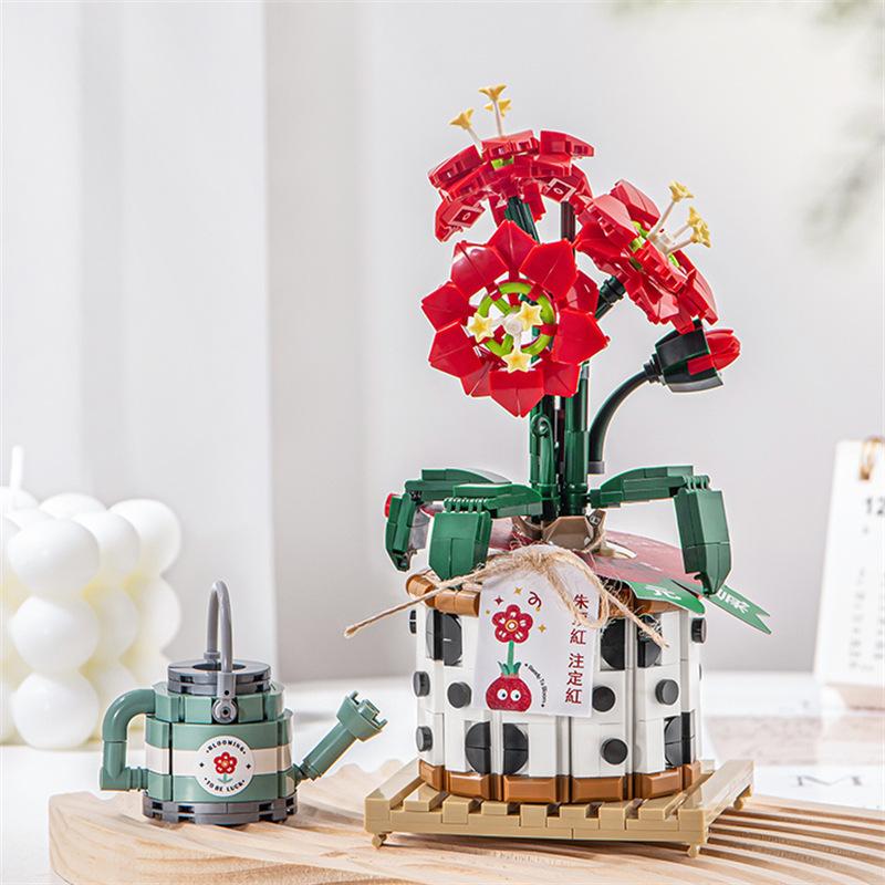 

Букет строительный блок 1285 Destination Red Pot 1284 Berries Have Trouble Букет Клубника в горшке детская развивающая игрушка