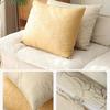 55/60/70/80CM Peach velvet Large Square Pillowcase Coffee Sofa Back Huge Cushion Cover Washable Living Room Bedroom Pillow Cases