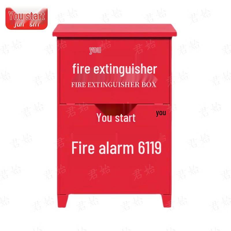 Stainless Steel Fire Extinguisher Storage Box (Set of 2)