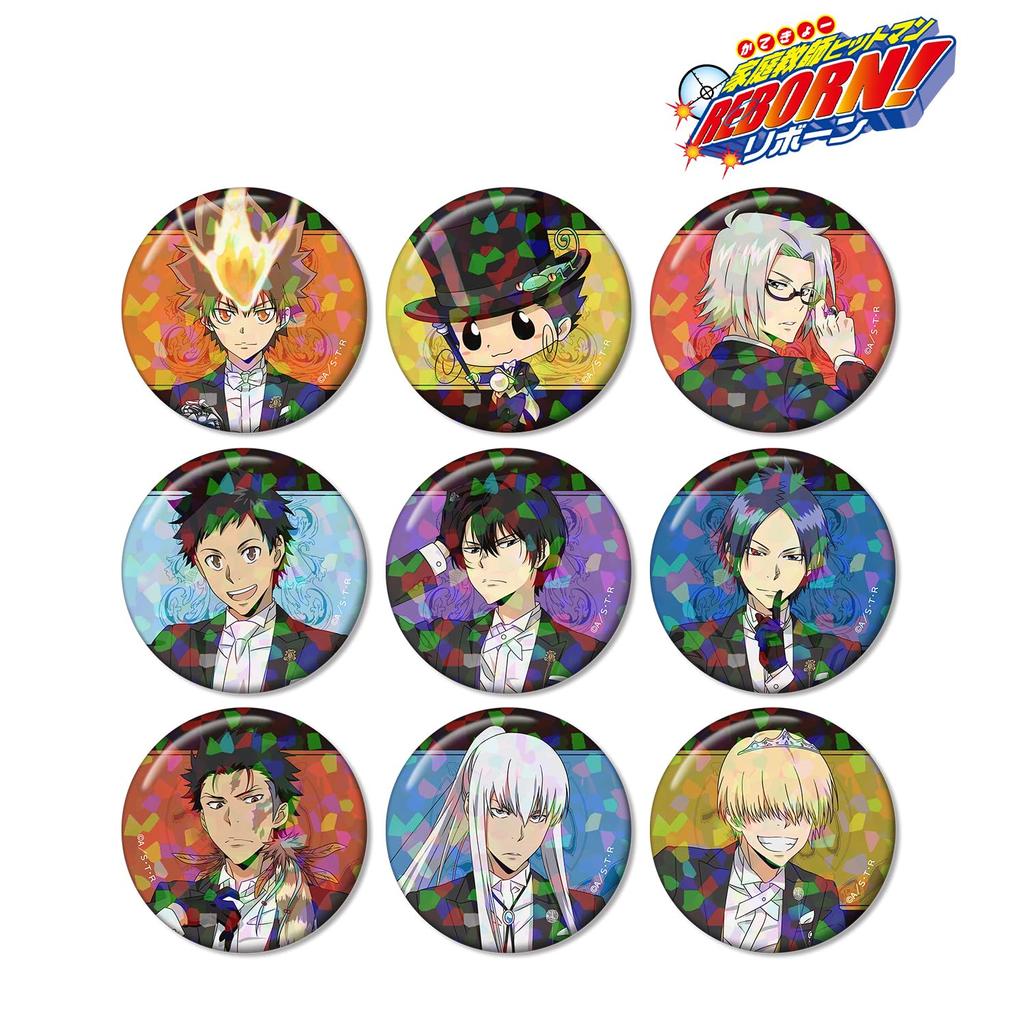 Katekyo Hitman Reborn Originalillustration Frackversion. Handel Hologrammärken Låda med 9