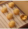 Elegant Retro Plaid Titanium Steel Earrings for Women - European American Design, Exaggerated Simple Studs