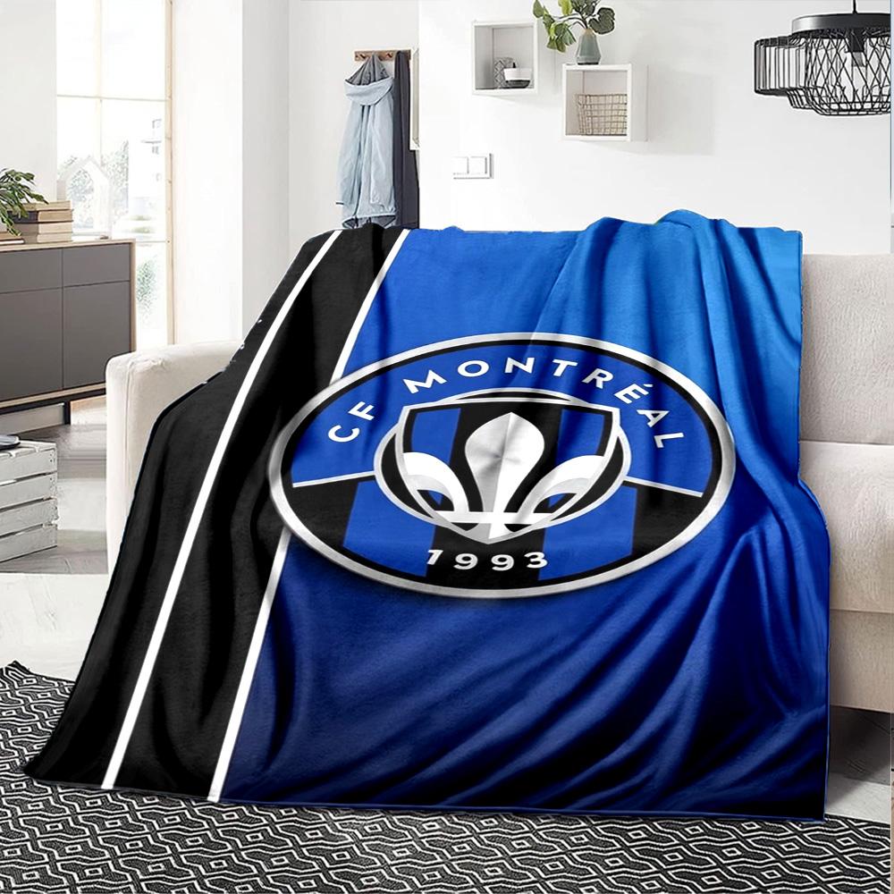 CF Montréal Druck Flanelldecke Hohe Qualität Warm Bequem Decke für Alle Jahreszeiten Perfekt für Geschenke Heimdekoration