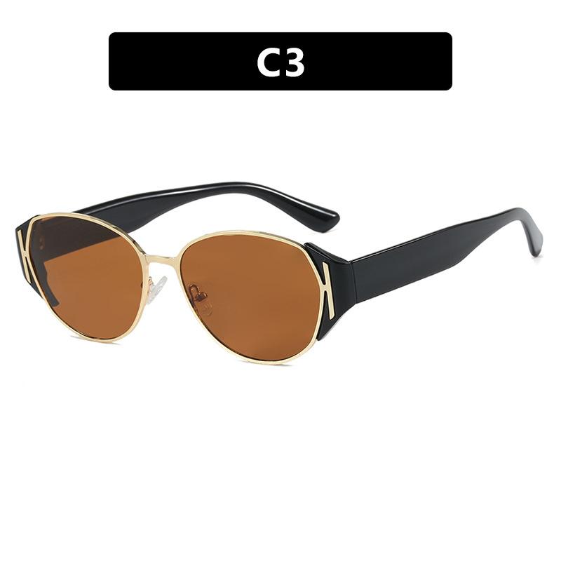 Barn wind potato glasses sunglasses playful Internet celebrity sunglasses female sunscreen street sunglasses