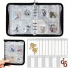 Loose-leaf Jewelry Storage Booklet Transparent Jewelry Organizer Ornament Sealed Bag  Jewelry