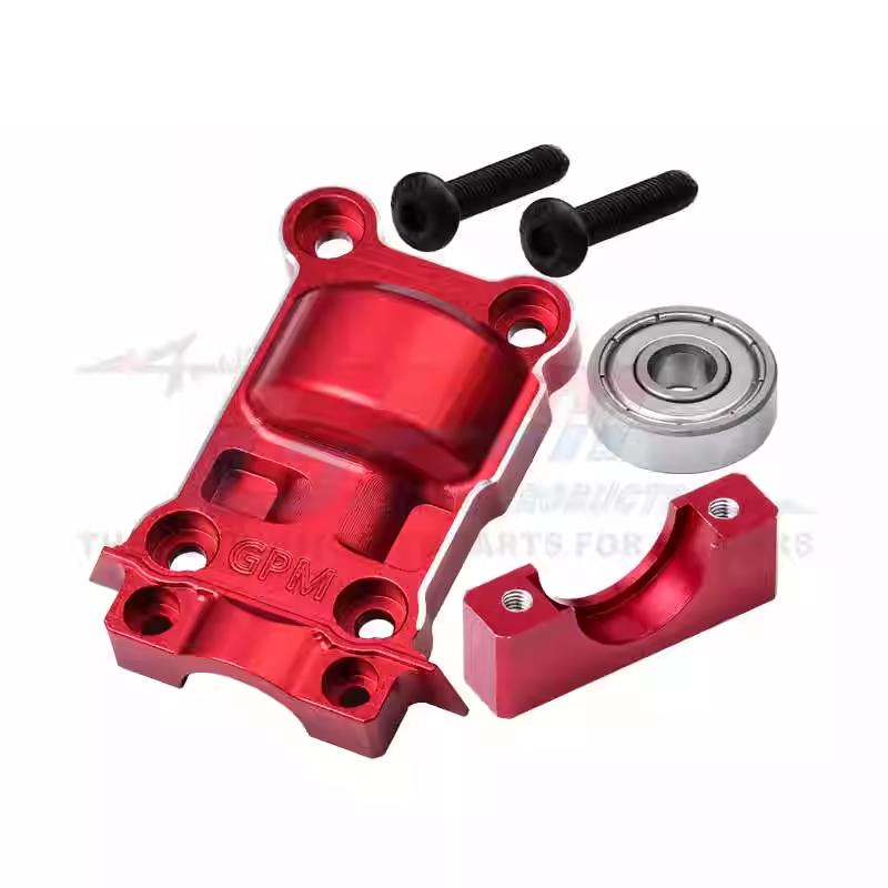 GPM for Traxxas 1/6 XRT 1/5 X-MAXX Ultimate 6S 8S Monster Truck RC Car Metal Extended Large Bearing Rear Gear Cover 7787 7887