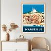 France Strasbourg Paris Marseille Milan Italy Travel Poster Canvas Painting Greece Wall Art Home Decor Living Room Decor As Gift