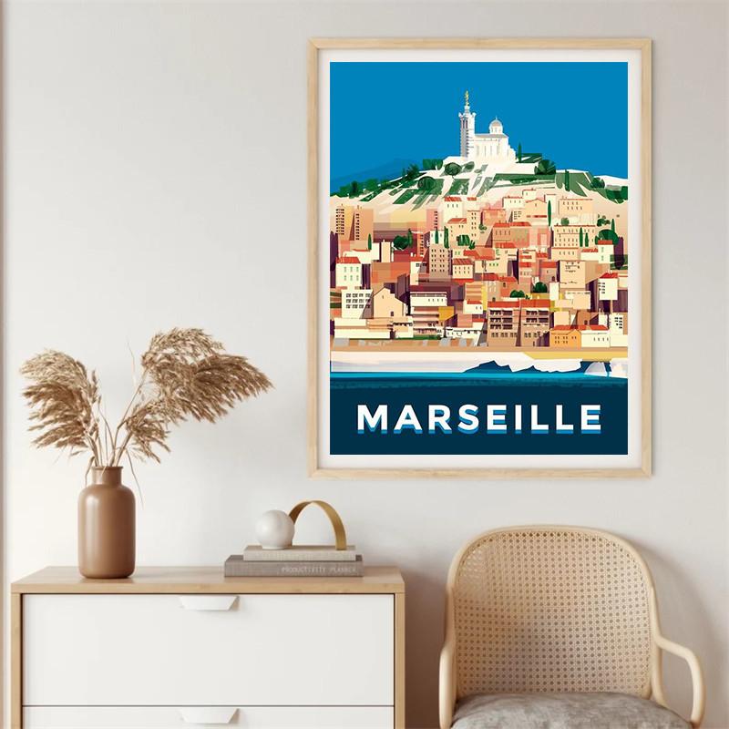 France Strasbourg Paris Marseille Milan Italy Travel Poster Canvas Painting Greece Wall Art Home Decor Living Room Decor As Gift