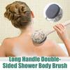 Shower Brush For Back Shower Bath Brush Long Handle For Back Double-Sided Body Cleaning Exfoliator For Skin Legs Shoulders Men