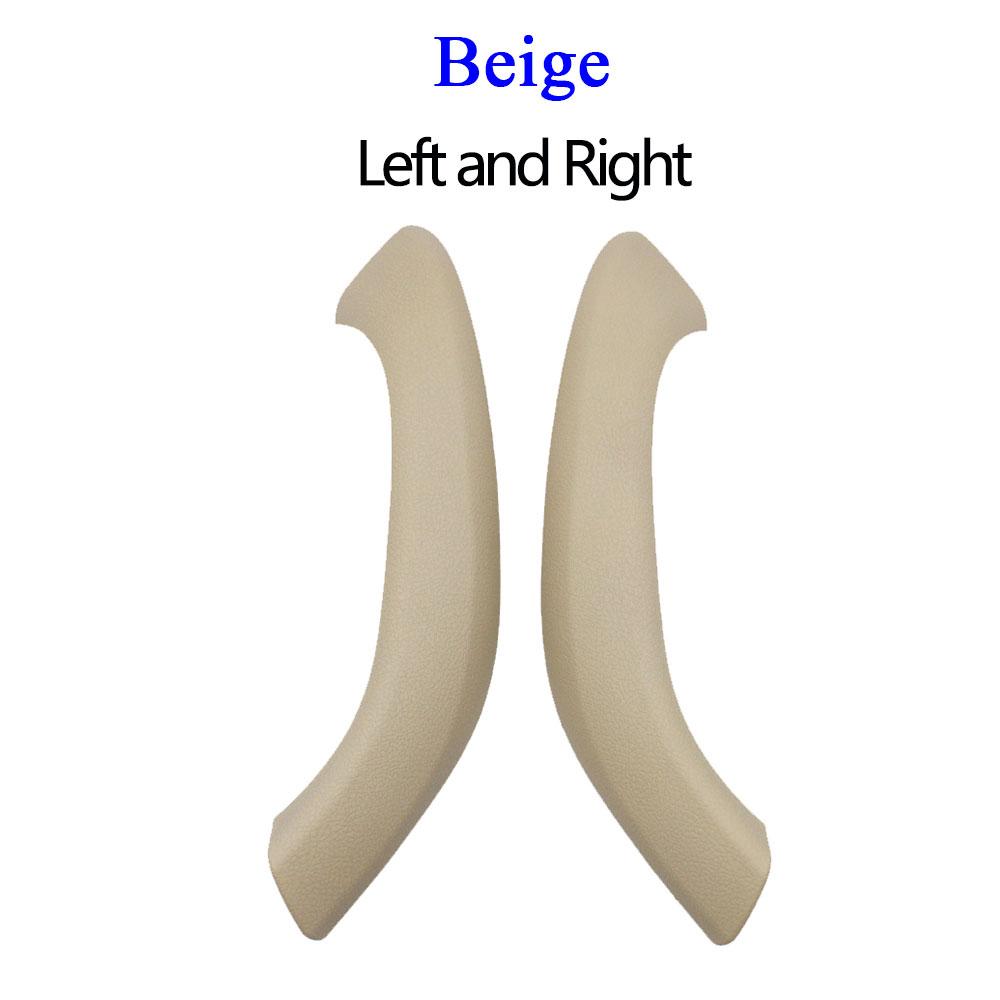 LHD RHD Carro Interior Porta Preto Bege Carbono Esquerdo Direito Puxador Cobertura Externa Acabamento Substituição Para BMW X1 X2 F48 F49