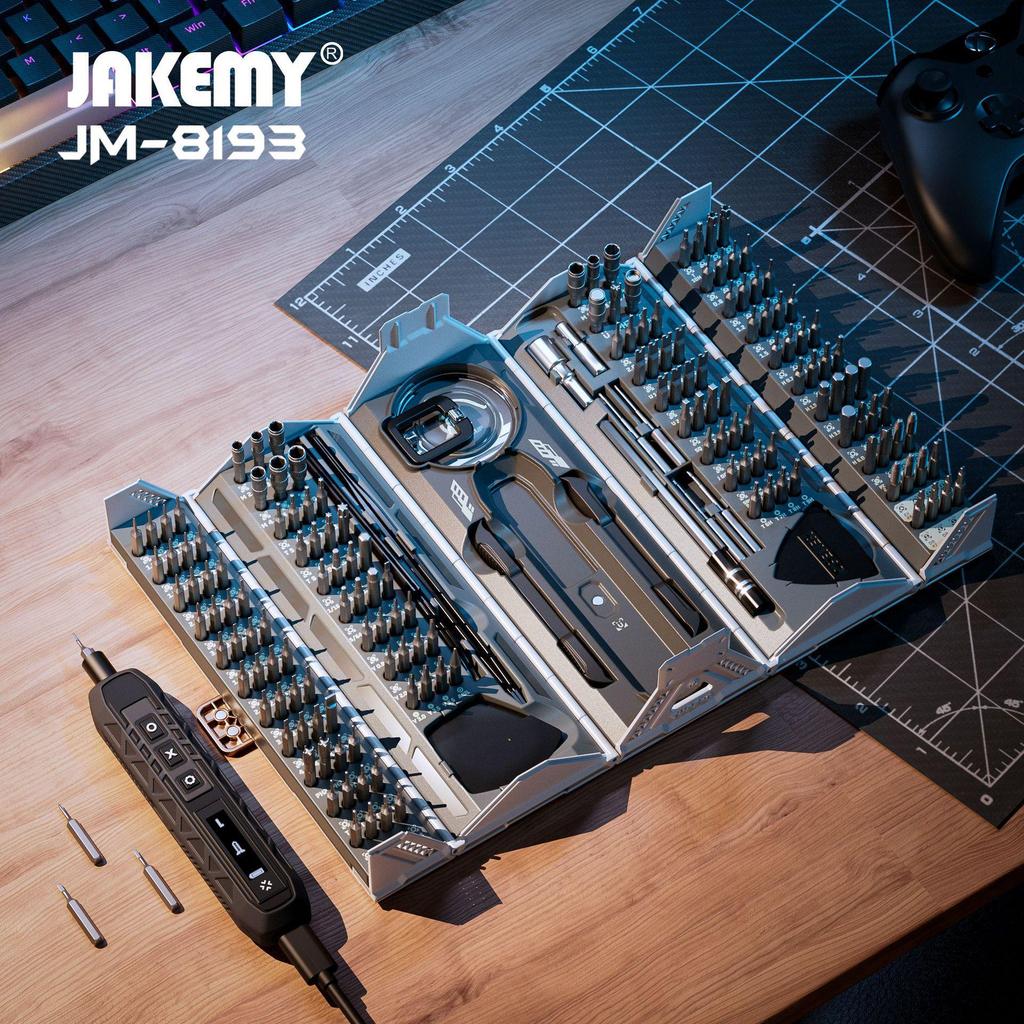 JAKEMY JM-8193 Multifunctional Precision 180-Piece Screwdriver Bit Set