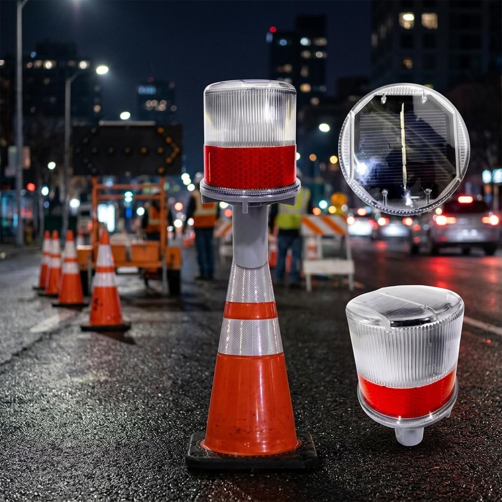 Hot Sale High Quality Warning Road Barrier Light Traffic Cone Warning Light HT-BWL-S11A