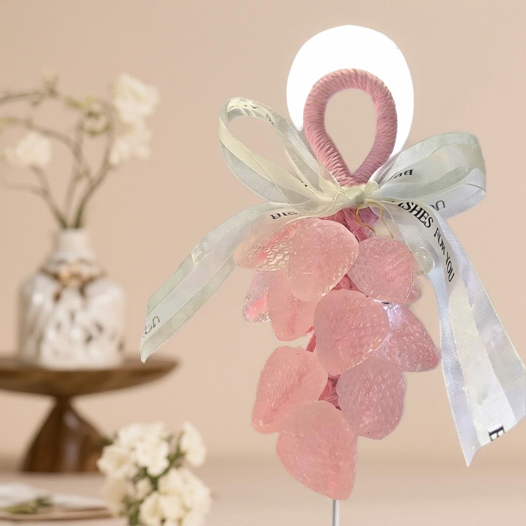 Custom Rose Soap Strawberry Pendant Aromatherapy Gift – Long-lasting Fragrance
