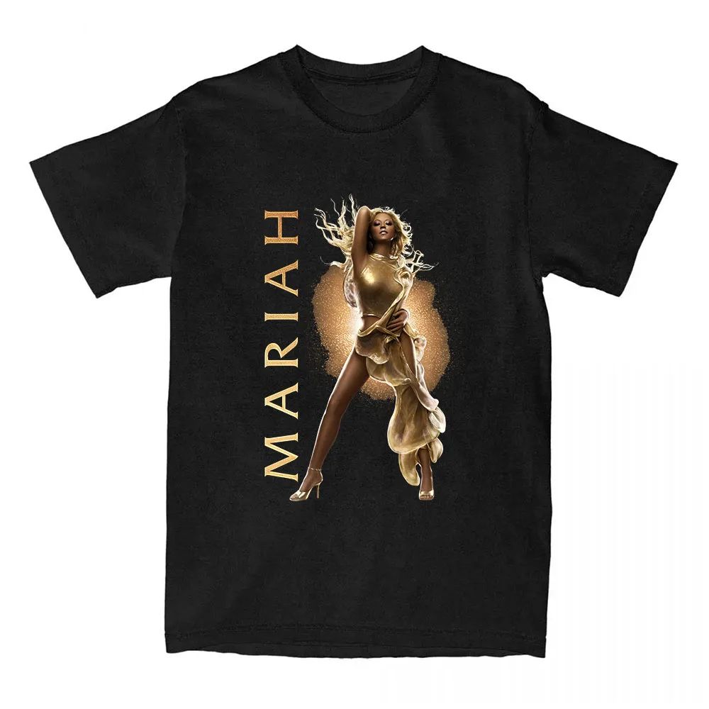 20th Anniversary Edition Mimi Black Tshirt Mariah Carey Liberate Mimi Album Tshirt 2025 Summer Unisexs WomensCotton Tshirt