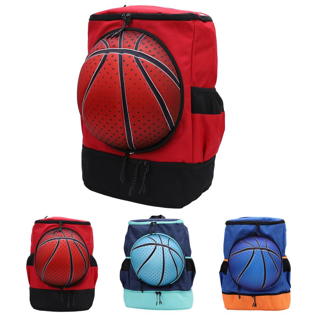 Basketball Backpack with Shoe Compartment Oxford Cloth Breathable Soccer Backpack Sports Bag for Out