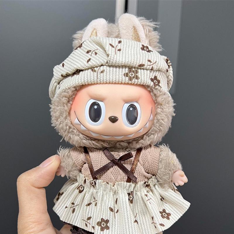 

Мини Одежда для Куклы Наряд Аксессуары для Плюшевой Виниловой Куклы Labubu Костюм для Отдыха Юбка Только Одежда Детский Подарок