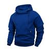 Men's Casual Long Sleeve Pullover Hoodie with Round Neck Sweatshirt for Sports and Everyday Wear