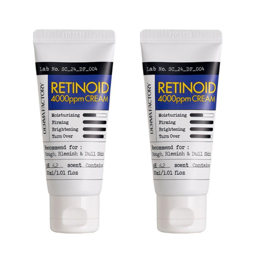 DERMA FACTORY Retinoid 4000ppm Cream 30ml (+Free Gift)