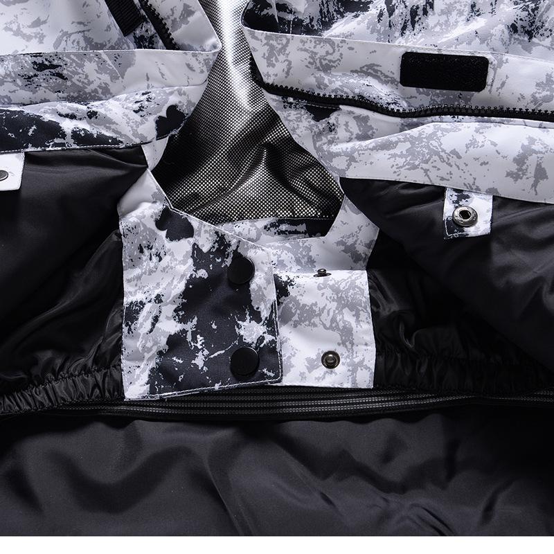 2022 Multi-Pocket Hooded Ski Suit - Windproof & Waterproof