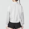 Under Armour Run Trail Crop Half-Zip Long Sleeve Sweatshirt Women Tops Grey 1374473-592