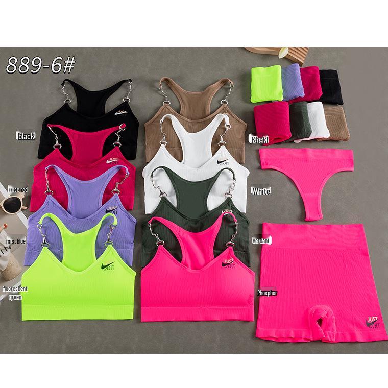 

Осенний женский комплект треугольного нижнего белья: жилет и шорты-стринги One Size