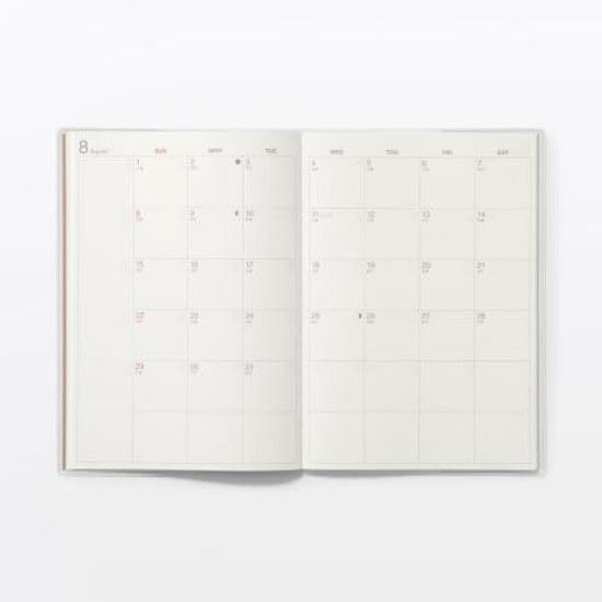 Muji Sunday Start Monthly Schedule Book December 2026