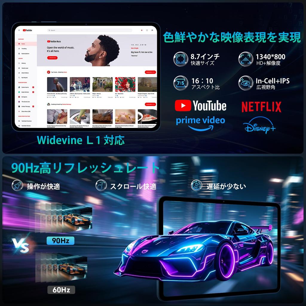 16 Tablet TabTop S30Pro Android 16 Tablet Android Tablet CPU 90Hz 5 GPS Widevine L1 compatible Gemini AI Face Recognition 6000mAh PD18W Fast Charging