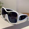 Trendy Square Designer Women's Shades Oversize Green Decoration Sunglasses Ins Brand Lady Sun Glasses for Driving Hiking