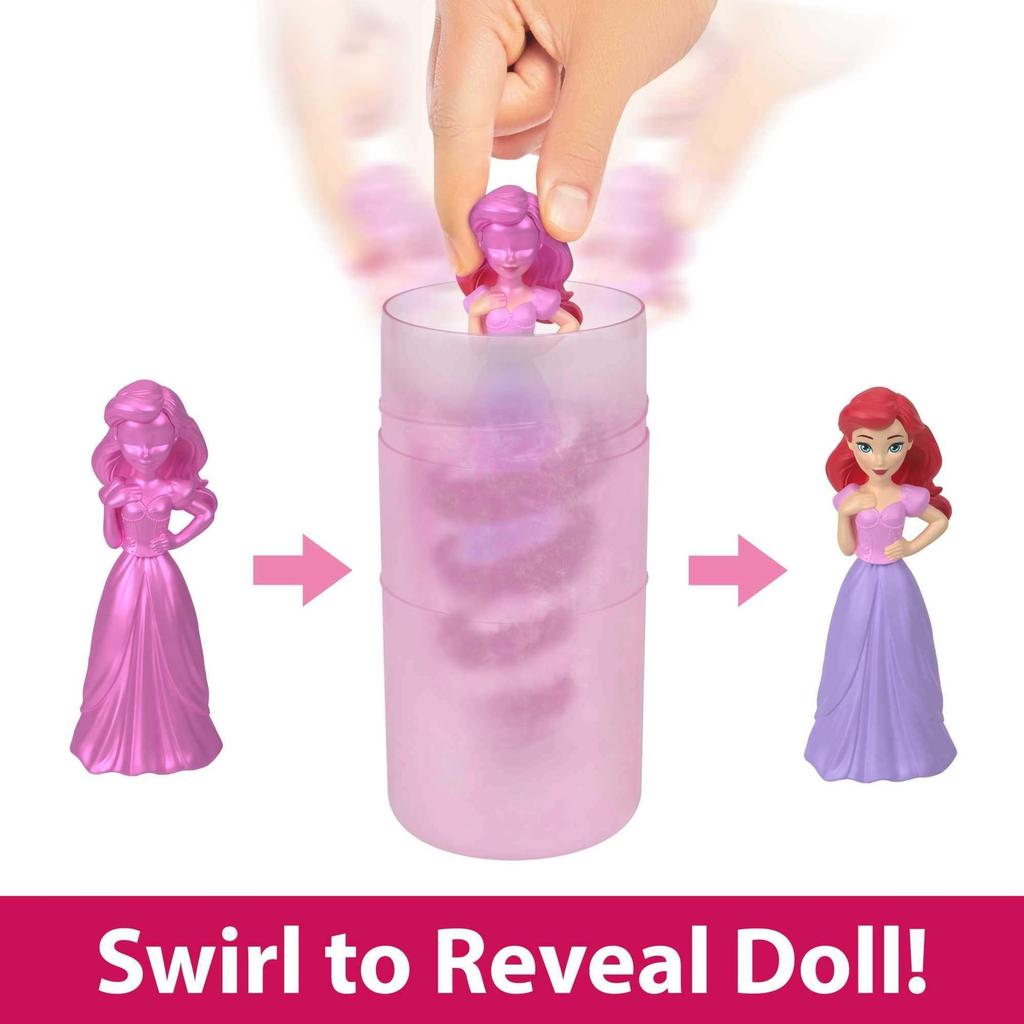 Mattel Princess Color Water Color Magic Collection 2 Mini Accessory 6 and Disney/Disney Reveal! (Surprise Doll) [Surprise Pack] [Dress-up Doll] [Mini