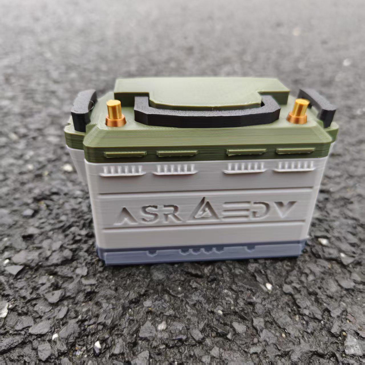 Delta Armored Vehicle Fuel Cell 3D Model Display with Magnetic Storage Box