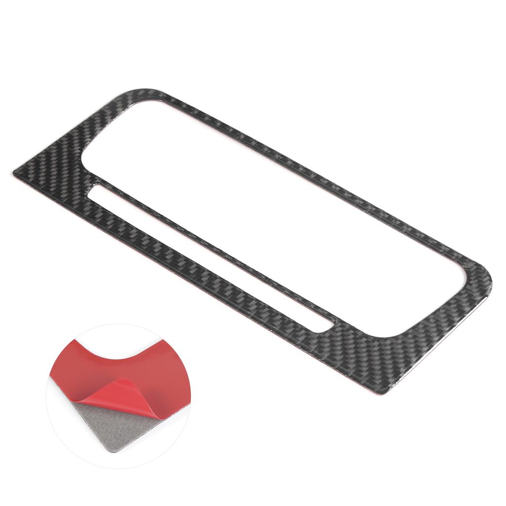 Central Control Air Vent Cover Trim Soft Carbon Fiber Sticker Decoration Fit for V60 S60