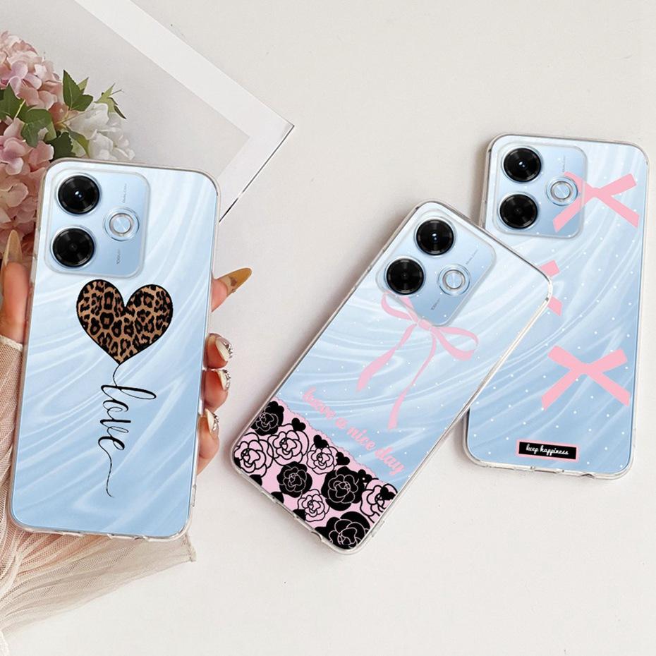 Clear TPU Case For Xiaomi Redmi 13X Newest Style Phone Cases For Redmi 13X Soft Silicone Covers Bumpers