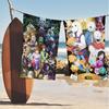 Game U-Undertales Bath Towel Microfiber Soft Water Absorbing Breathable For Girl Kids Decorative Cartoon Beach Towel