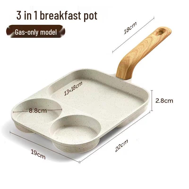 Triceratops 3-in-1 Multifunctional Breakfast Frying Pan
